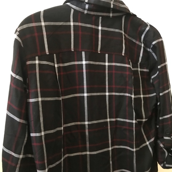 BRAND NEW Loft Plaid Button Down Top - NWT - Picture 6 of 7